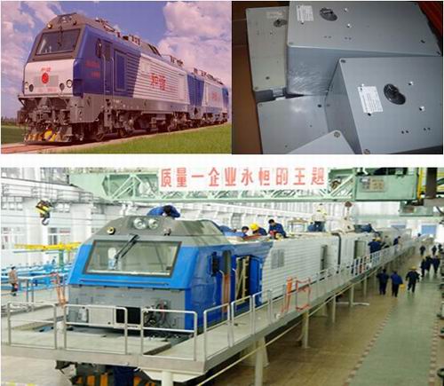 美卡諾公司的鑄鋁機箱在車輛行業制造和諧號電力機車上的應用